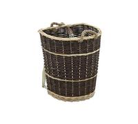 Houtmand met draagriemen 44,5x37x50 cm natuurlijk wilgenhout286973