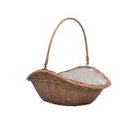vidaXL Panier à bois de chauffage avec poignée 60x44x55 cm – Saule