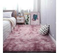 HOUXINZ Tapis de Salon 100 x 320 cm Intérieur Moelleux Épais Tapis Moelleux et Ne Perd Pas Ses Poils pour Chambre à Coucher, Salon, Crèche, Rose Pourpre