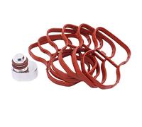 HouYeen Bouchon vierge avec joints de collecteur d'admission pour B-MW N57 N57S E70 E71 E90 E91 E92 E93 F01 F02 F07 F10 F11
