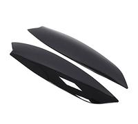 HouYeen Couvre-phares pour V-W GOLF MK5 GTI R, 1 paire de paupières de phare noires brillantes gauche et droite