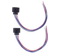 HouYeen Lot de 2 connecteurs à 5 broches pré-câblés MAF pour V-W Golf MK4 MK5 MK6 New B-eetle Pa-ssat B5 B5.5 CC B6 B7 Je-tta MK3 MK5 Sha-ran Ti-guan Tou-ran Au-di A1 8X A3 8L 8P A1 8L 8P 4 B5 B6