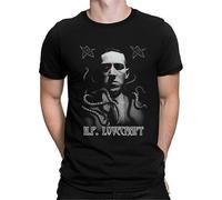 Hovard Lovecraft T-Shirt Horror Tee Men's Black XXL