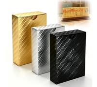 HOVCEH Lot de 165 cartes de bande dessinée, noires, dorées, argentées, avec Deck Box, cartes à collectionner, y compris différentes cartes rares en aluminium pour fans, adolescents et adultes