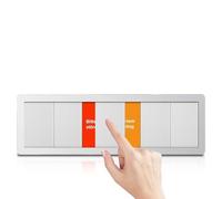 HOVCEH Panneau Coulissant Indiquant, Panneau de Confidentialité Occupé Vacant, 6 Options: Ne Pas Déranger, en Réunion, Pas au Bureau, Entrer, Je Reviens Tout de Suite, Veuillez Frapper