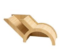 HoveeLuty Cachette pour Hamster 30, 5 x 14, 5 x 10 cm en Bois avec échelle, cachette secrète pour Hamster, Tunnel ventilé et reposant, Accessoires pour Cage à, Maison pour, Tunnel pour hamste