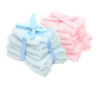 HoveeLuty Ensemble de 2 Mini Serviettes de Bain réalistes pour Maison poupée, échelle 1/12, Accessoires Salle Bain pour Maison poupée, décoration buanderie Miniature. Ensemble Serviettes