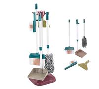 HoveeLuty Ensemble de balais pour Enfants, Ensemble de Nettoyage pour Enfants, 5 pièces, Jouets Nettoyage ménager, balayette et Pelle à poussière, Jouet pour Tout-Petits, pour enfan