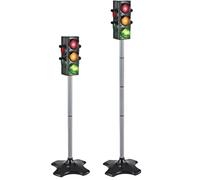 HoveeLuty Feu de Circulation, feu de Circulation 49 Pouces, Jouet avec Son et lumière, Modes Manuel/Automatique, Jouets éducatifs sécurité réalistes alimentés par Batterie pour Enfants 3 Ans et plu