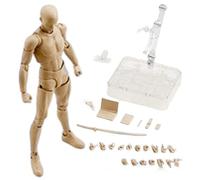 HoveeLuty Figurines articulées en PVC Couleur Peau, Corps Vierge avec Accessoires, modèle de Dessin à Collectionner, pour Artiste, Peinture, Croquis, Figurines articulées, Accessoires pour d'acti