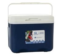 HoveeLuty Glacière 6 L, Petite glacière Isotherme avec poignée, 27 x 23 x 18 cm, Robuste, Portable, idéale pour Pique-Nique, Plage, Barbecue (Bleue). Portable.