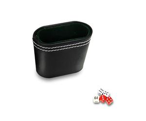 HoveeLuty Gobelet à dés, 2, 8 x 1, 4 Pouces, Double Couche, Silencieux, en Cuir, Portable, pour Bar, karaoké, Poker, menteur, Jeux de société, gobelet à dés empilables