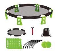 HoveeLuty Jeux de Plage, 34, 3 x 7, 5 Pouces, Jeux d'extérieur Comprenant 2 balles, Un Filet, Un Sac et Une Pompe à air, Parfaits pour Les Enfants, Les Adultes et la Famille, Jouets de Plage Verts, j