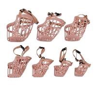 HoveeLuty Lot de 7 muselières pour Chien, Anti-Morsure, réglables, Respirantes, en Plastique, pour Chiots de Petite, Moyenne, et Taille. Muselière pour Chien, muselière pour Panier, pou