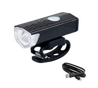 HoveeLuty Phare Avant De Vélo Rechargeable Phare De Vélo LED Flashlig Phare De Vélo Lampe étanche Phare De Vélo 300 Lumens Phare De Vélo Rechargeable USB avec 3 Modes Feu Avant De Vélo Noir