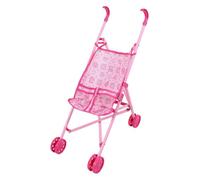 HoveeLuty Poussette Pliable pour poupée, Motif Dessin animé, avec Ceinture de sécurité en T et poignée de poussée, Amovible et Lavable, pour Filles, Jeu rôle, Style 1