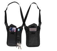 HoveeLuty Sac à bandoulière, antivol, Poche cachée, Sac de sécurité sous Les Bras, Tactique à Double épaule en Polyester pour Voyage, sous Les Bras extérieur, bandoulière, Bandouli