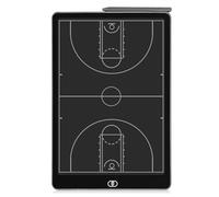 HoveeLuty Tableau d'entraînement de Basket-Ball, écran LCD 16 Pouces, Tableau de stratégie numérique avec Stylo, marquage pour matchs Basket-Ball, entraînement, enseignement.