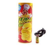 HoveeLuty Tricky Toys Potato Chip Snake Peut Sauter de Fausse Blague de Serpent en Farce Blague Cadeaux Play Toy Fool's Toy Toy Halloween Toy (Couleur aléatoire)