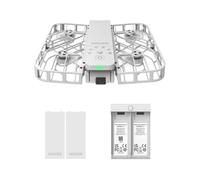 HOVERAir X1 Drone avec caméra, mini-drone intelligent autonome, Combo Plus | Caméra volante avec mode Suivez-moi, contrôle mains libres, vidéo HDR, trajectoires intelligentes et décollage paume, Blanc