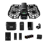 HOVERAir X1 Pro Caméra Sport 4K, Caméra Volante Pliable avec Vitesse de Suivi: 42KM/H, 15+ Modes Automatiques, Vol Partout avec OmniTerrain, SmoothCapture 2.0(Cycling Combo&Smart Battery)