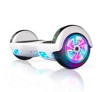 Hoverboard 6.5"" Bluetooth - SISIGAD - Gyroscope LED,pour Enfant et Adol - Blanc