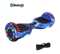 Hoverboard 6,5"", Éclairage LED + Bluetooth,Couleur Galaxie bleu