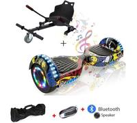 Hoverboard 6.5'' + Hoverkart Adjustable, Bluetooth + Sac de transport+Télécommande
