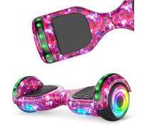 hoverboard 6.5'' HY-A02C, Bluetooth+Lumière LED, Autonomie 7-8km, vitesse maximale 10KM/H, Batterie 18V/2.6AH, Violet