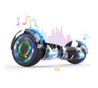 Hoverboard 6.5 Pouces avec Bluetooth et LED - RCB - Cadeau Parfait pour les Enfants Camouflage
