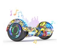 Hoverboard 6.5 Pouces avec Bluetooth et LED - RCB - Cadeau Parfait pour les Enfants HIP-HOP