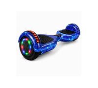 Hoverboard 6,5 Pouces Bluetooth Roues LED avec Sac de Transport Bleu Galaxie
