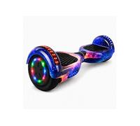 Hoverboard 6,5 pouces Bluetooth Roues LED Sac de transport Motif Galaxie Tricolore