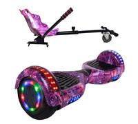Hoverboard 6,5 Pouces Galaxie Violette avec Hoverkart