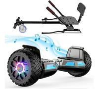Hoverboard 8,5"" + Hoverkart HY-B02C avec musique Bluetooth et Éclairage LED, moteur 160W, batterie 18V/5.2Ah, vitesse 10km/h,noir