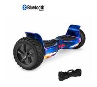Hoverboard 8,5"", moteur 250W, Batterie 36V/4.4Ah,Autonomie de 12km, Éclairage LED + Bluetooth,Couleur Galaxie