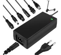 Hoverboard Câble de charge pour e-scooter, 42 V 2 A Chargeur Câble de charge avec 6 connexions pour scooter électrique, adaptateur de courant pour équilibrage électrique, prise UE