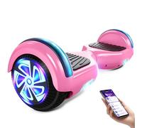 Hoverboard électrique auto-équilibré avec bandes lumineuses LED 6,5" (6,5 pouces), auto-équilibrage avec technologie d'équilibre active