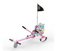 Hoverboard Go Kart Accessoires pour hoverboard avec roues de 6,5" - 10", Go Kart Accessoires (Rose)