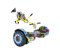 Hoverboard Gyropode EVERCROSS 6.5 Pouces Tout-Terrain LED Bluetooth Multicolore