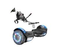 Hoverboard Gyropode EVERCROSS 6.5 Pouces Tout-Terrain LED Bluetooth Noir
