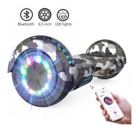 Hoverboard RCB 6.5 Pouces Camouflage - Bluetooth LED Moteur Puissant