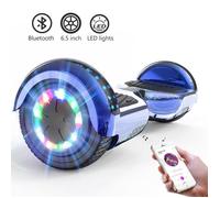 Hoverboard RCB 6.5 Pouces pour Enfant et Ados - Bluetooth LED - Moteur Puissant - Bleu
