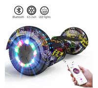 Hoverboard RCB 6.5 Pouces pour Enfant et Ados - Bluetooth LED - Moteur Puissant - Hip-Hop