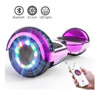 Hoverboard RCB 6.5 Pouces pour Enfant et Ados Bluetooth LED Moteur Puissant Rose