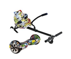 Hoverboard UrbanGlide 65 Lite + Kart - 15km/h - Moteur 500W - Autonomie Jusqu'a 20 km - Pneu 6.5" Plein - Batterie 25.9V/4Ah - Poids 10Kg