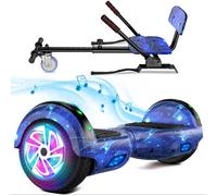 Hoverkart Intelligent,6.5"" Hoverboard Bluetooth,LED Roue,Portée 7-10km - SISIGAD Bleu