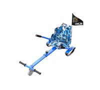 Hoverkart pour Hoverboard 6,5-10" avec suspension, longueur réglable, roues 6", charge max 100 kg - Bleu
