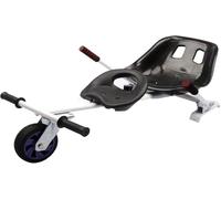 Hoverkart réglable Go Kart pour hoverboards Self Balance Scooter Accessoire Fit Hover Board Tailles 16,5 cm, 20,3 cm et 25,4 cm avec 2 sièges Cadeau pour enfants
