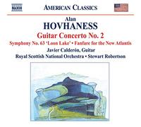 Hovhaness – Concerto pour guitare n°2; Symphonie n°63; Fanfare – NAXOS